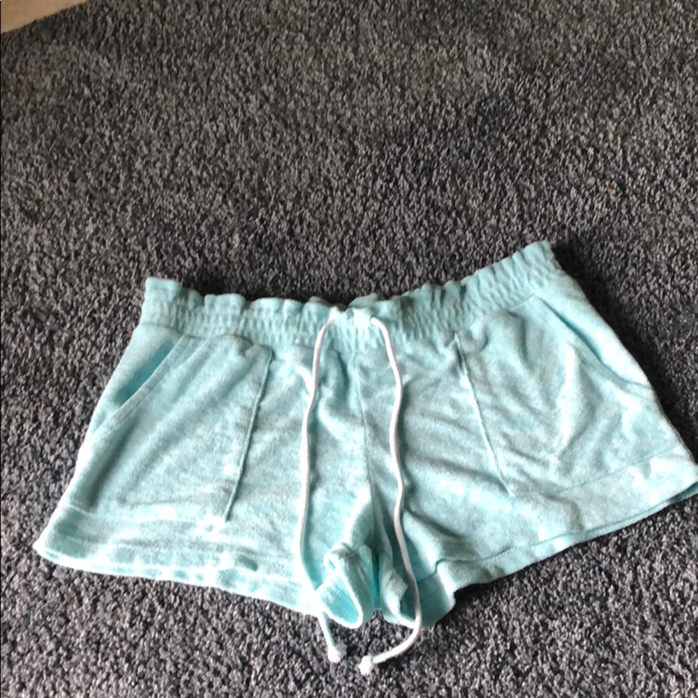 Baby blue comfy shorts